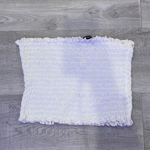 Bandy Melville ruffle tube top